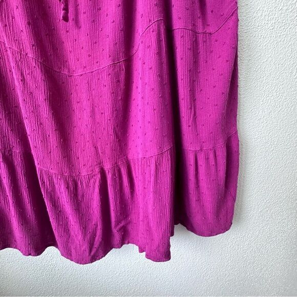 Torrid Tank Top Women’s Pink Tiered Adjustable Straps Size 6X - Picture 5 of 10